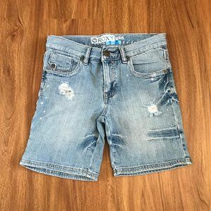 Roxy Distressed Denim Shorts (Children's)
